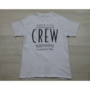Vintage 90s American Crew T-Shirt (S) Quality Grooming Products for Men Salon